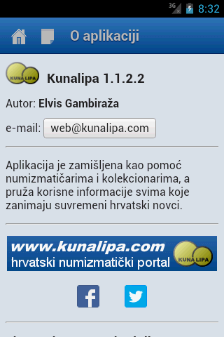 o aplikaciji