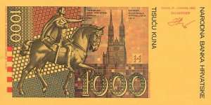 1000 kuna naličje proba
